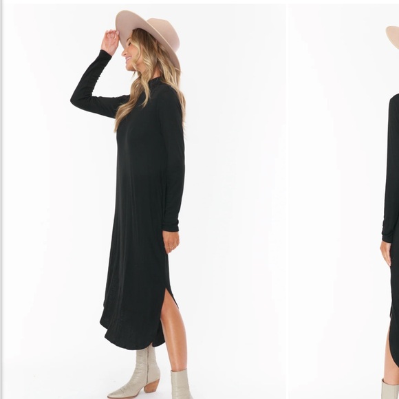 show me your mumu sutton turtleneck midi sweater dress - Picture 2 of 8